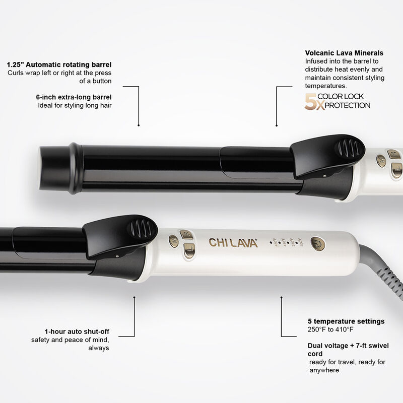 LAVA 1.25 Inch Automatic Rotating Curler, , large image number null